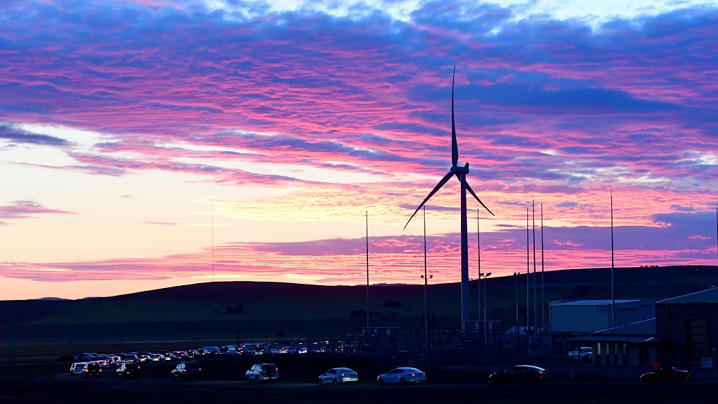 ADELAIDE, AUSTRALIA - SEPTEMBER 29: Cars arrive to Tesla Powerpack Launch Event at Hornsdale Wind Farm on September 29, 2017 in Adelaide, Australia. Tesla will build the world's largest lithium ion battery after coming to an agreement with the South Australian government. The Powerpack project will be capable of an output of 100 megawatts (MW) of power at a time and the huge battery will be able to store 129 megawatt hours (MWh) of energy. Tesla CEO Elon Musk has promised to build the Powerpack in 100 days, or he will deliver it for free.  (Photo by Mark Brake/Getty Images)